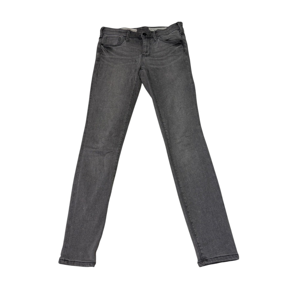 Pilcro And The Letterpress Mid Rise Skinny Jeans Women's ‎ 28X28 Grey Wash Denim